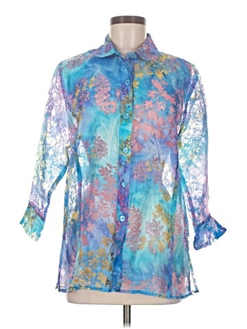 Erin London 3/4 Sleeve Blouse (view 1)