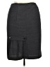 Alex Marie Solid Gray Formal Skirt Size 10 - photo 2