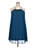 Assorted Brands 100% Polyester Blue Cocktail Dress Size 2X - photo 1
