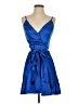 Privy 100% Polyester Blue Cocktail Dress Size S - photo 1