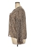 A New Day 100% Polyester Animal Print Brown Long Sleeve Blouse Size XXL - photo 5
