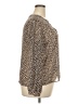 A New Day 100% Polyester Animal Print Brown Long Sleeve Blouse Size XXL - photo 4