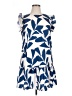 Shein 100% Polyester Print Blue Casual Dress Size XL - photo 1
