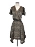 MICHAEL Michael Kors 100% Polyester Aztec Or Tribal Print Gray Casual Dress Size XS - photo 1