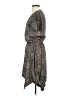 MICHAEL Michael Kors 100% Polyester Aztec Or Tribal Print Gray Casual Dress Size XS - photo 5