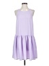 Castro Solid Purple Casual Dress Size XS - photo 1