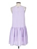Castro Solid Purple Casual Dress Size XS - photo 2