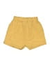 Unbranded 100% Polyester Solid Yellow Shorts Size S - photo 2