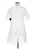 Sandra Darren 100% Polyester White Cocktail Dress Size 14 (petite) - photo 2