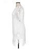 Sandra Darren 100% Polyester White Cocktail Dress Size 14 (petite) - photo 5