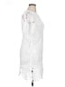Sandra Darren 100% Polyester White Cocktail Dress Size 14 (petite) - photo 4