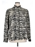 Express 100% Polyester Animal Print Gray Long Sleeve Blouse Size XL - photo 1