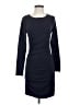Express Solid Blue Casual Dress Size S - photo 1