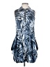 Assorted Brands Graphic Blue Cocktail Dress Size S - photo 1