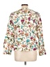 Chico's Floral White Jacket Size L - photo 2