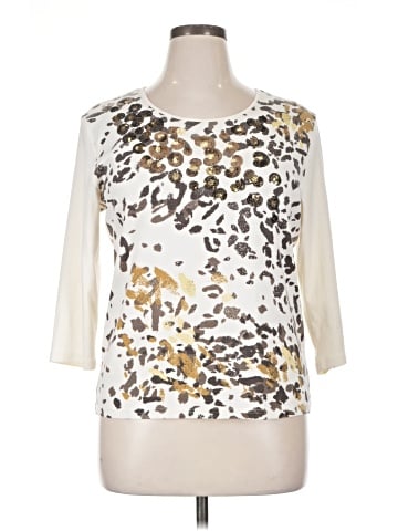Karen Scott 3/4 Sleeve Blouse (view 1)