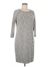 Merona Chevron-herringbone Gray Casual Dress Size M - photo 1