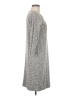Merona Chevron-herringbone Gray Casual Dress Size M - photo 4