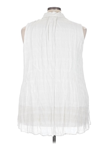 RACHEL Rachel Roy Sleeveless Button-Down Shirt (view 2)