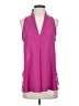 Dex 100% Polyester Pink Sleeveless Blouse Size S - photo 1