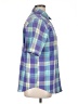TanJay Plaid Blue Short Sleeve Blouse Size 16 - photo 4