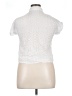 Unbranded 100% Polyester White Short Sleeve Blouse Size XL - photo 2