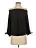 Express 100% Polyester Black 3/4 Sleeve Blouse Size XS - photo 1