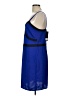 Bebe 100% Polyester Color Block Blue Cocktail Dress Size 10 - photo 5