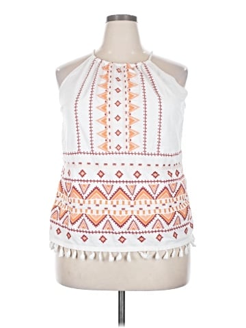 Skies Are Blue Sleeveless Blouse (view 1)