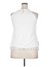 Skies Are Blue White Sleeveless Blouse Size XXL - photo 2
