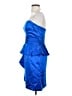 David's Bridal 100% Polyester Blue Cocktail Dress Size 4 - photo 5