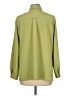 Elementz 100% Polyester Solid Green Long Sleeve Blouse Size L - photo 2