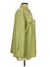 Elementz 100% Polyester Solid Green Long Sleeve Blouse Size L - photo 4