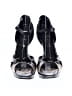 Miss Sixty Animal Print Black Tan Heels Size EU 36 - photo 2
