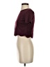 Aqua Burgundy Short Sleeve Top Size S - photo 5