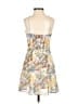 Commense Floral Ivory Green Cocktail Dress Size XS - photo 2