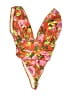 Zara Floral Orange Swimsuit Top Size S - photo 1