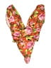 Zara Floral Orange Swimsuit Top Size S - photo 2
