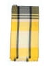 David & Young 100% Acrylic Plaid Pink Yellow Scarf One size - photo 2