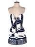 Lulus 100% Polyester Stripes Blue Romper Size XS - photo 1