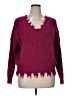 Zenana 100% Acrylic Burgundy Pullover Sweater Size XL - photo 1