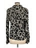 Hinge 100% Viscose Black Long Sleeve Blouse Size M - photo 2