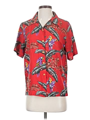 Paradise Found Short Sleeve Blouse (view 1)