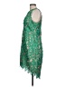 Adelyn Rae 100% Polyester Paisley Green Cocktail Dress Size L - photo 5
