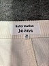Reformation Jeans 100% Cotton Ivory Jeans Size 24 waist - photo 7