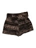 Apt. 9 100% Rayon Animal Print Black Shorts Size 12 - photo 2