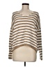 Tommy Jeans 100% Cotton Stripes Tan Pullover Sweater Size M - photo 1