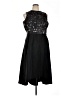 Derek Lam 100% Polyester Stars Black Cocktail Dress Size XL - photo 1