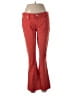 Tory Burch Color Block Red Jeans Size 28 waist - photo 1