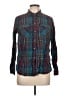 Eddie Bauer Plaid Teal Long Sleeve Button-Down Shirt Size L - photo 1